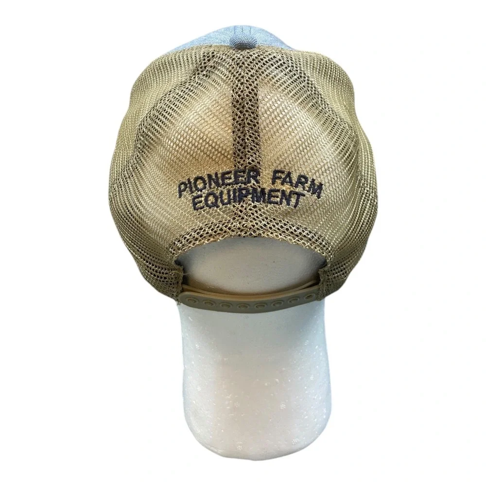 Kubota Trucker Hat Mens Blue Meshback Embroidered Patch Logo Adjustable Cap - Picture 5 of 10